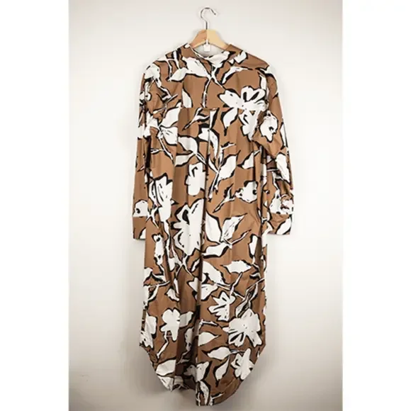 Anthropologie Maeve Button Down Shirt Dress - Picture 4 of 10